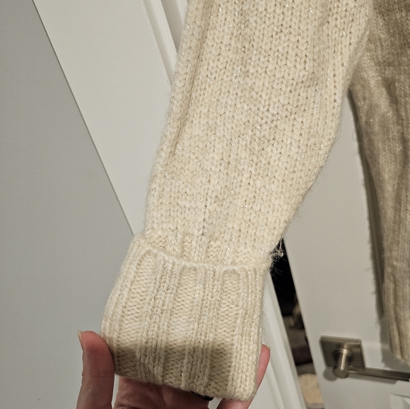 Beautiful Express Sparkly White Sweater Dress - Picture 5 of 5